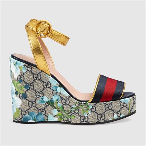 gucci sandals wedge|wedge Gucci sandals women.